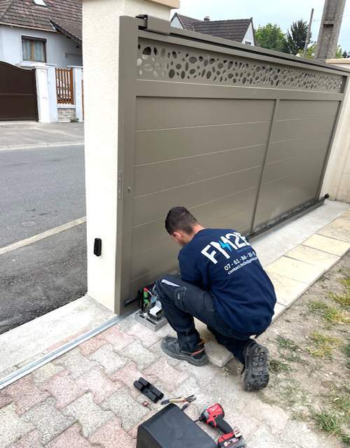 Installation de la motorisation portail Villeparisis